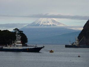 今日の富士山（戸田港）