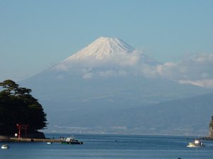 今日の富士山（戸田港）