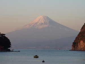 今日の富士山（戸田港）