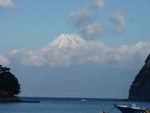 今日の富士山（戸田港）