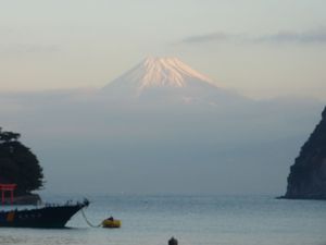 今日の富士山（戸田港）