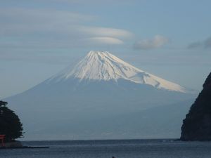 今日の富士山（戸田港）