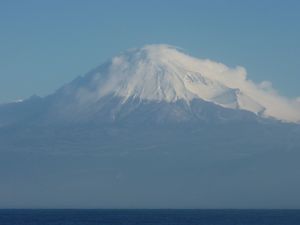 今日の富士山（戸田港）