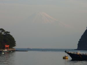 今日の富士山（戸田港）