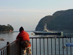 今日の富士山（戸田港）