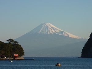今日の富士山（戸田港）