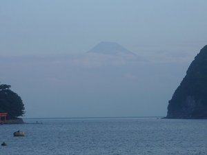 今日の富士山（戸田港）