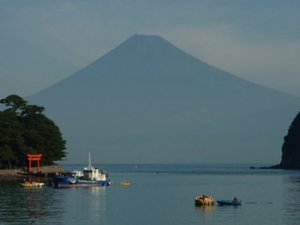 今日の富士山（戸田港）