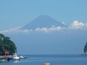 今日の富士山（戸田港）