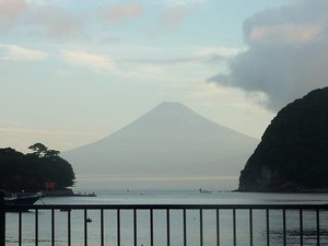 今日の富士山（戸田港）