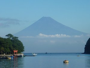 今日の富士山（戸田港）