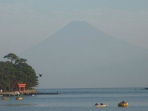 今日の富士山（戸田港）