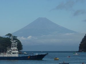 今日の富士山（戸田港）