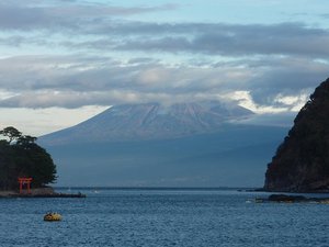 今日の富士山（戸田港）