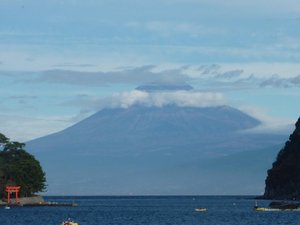 今日の富士山（戸田港）