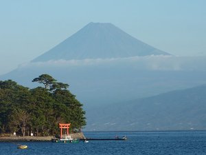今日の富士山（戸田港）