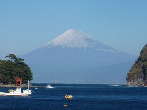 今日の富士山（戸田港）