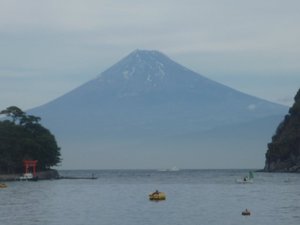 今日の富士山（戸田港）