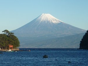 今日の富士山（戸田港）