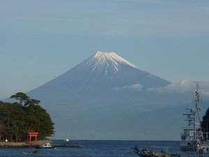 今日の富士山（戸田港）