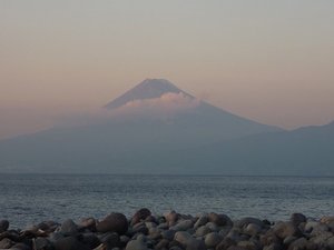 今日の富士山(戸田港）
