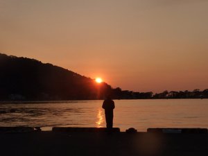 戸田港の夕暮れ