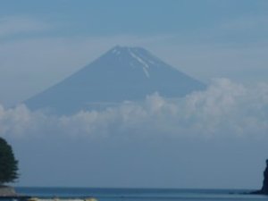 今日の富士山（戸田港）