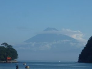 今日の富士山（戸田港）