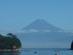 今日の富士山（戸田港）