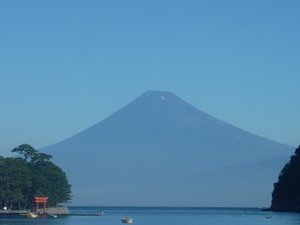 今日の富士山（戸田港）