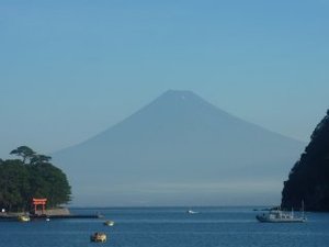 今日の富士山（戸田港）