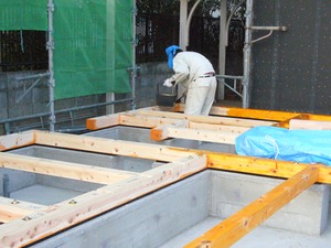 vol.14 家を知りたい人へT邸新築工事-建方(土台)-