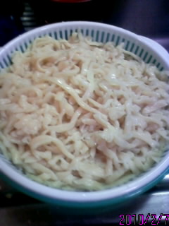 手打ちうどん完成(^-^)v