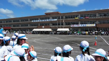 孫娘の運動会