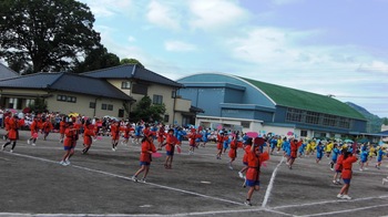 孫娘の運動会