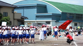 孫娘の運動会