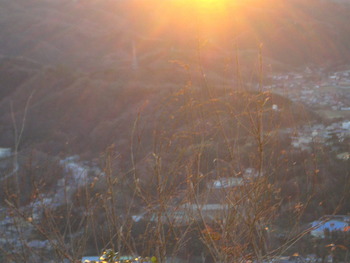 城山の初日の出