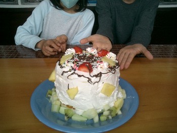 ケーキ作り