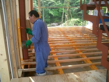 奥野ダムにて