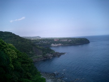 熱川で