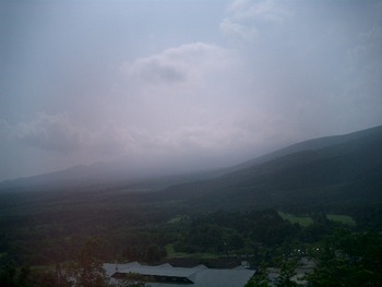 富士山今日も見えず