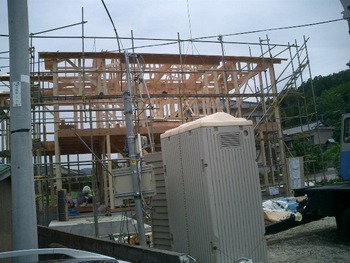 今日はN邸の上棟だった。大安だし