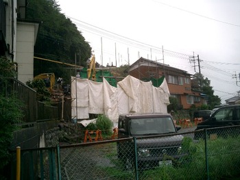 今日は大雨だった