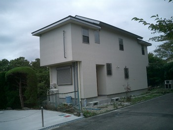 Na邸の大工事終了近し