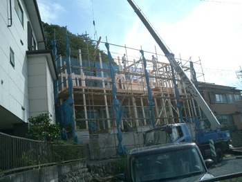 Sa邸いよいよ建て方