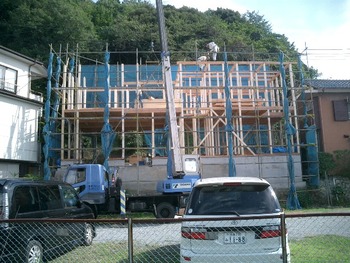 Sa邸いよいよ建て方