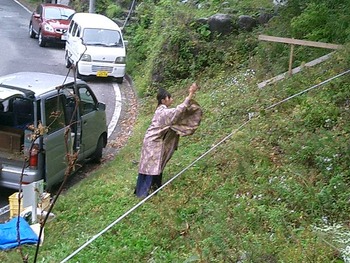 須走KO邸の地祭りだった