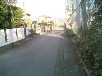 現場の挨拶と調査を