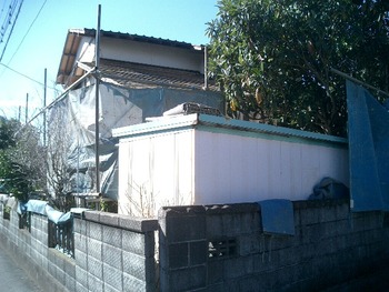 下土狩のY邸解体準備