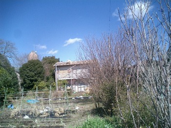 下土狩のY邸解体準備